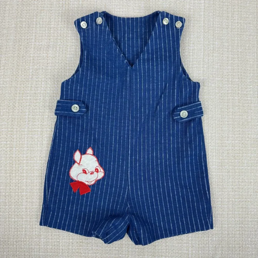 24 mo Healthtex Squirrel Striped Jumper-‎ Vintage Healthtex Jumper romper outfit